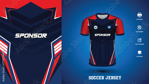 soccer jersey design for sublimation or sports tshirt design for cricket football