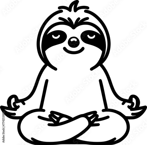 Meditating Sloth