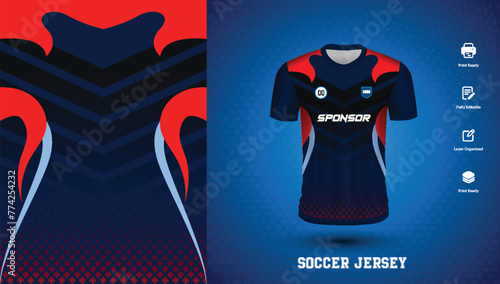 soccer jersey design for sublimation or sports tshirt design for cricket football