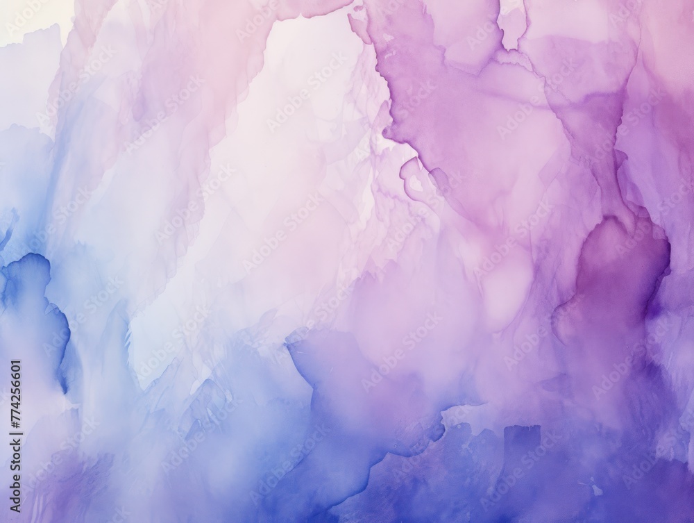 Azure Mauve Amber abstract watercolor paint background barely noticeable with liquid fluid texture for background, banner with copy space and blank text area