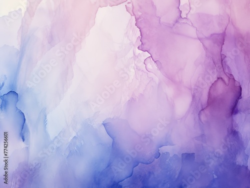 Azure Mauve Amber abstract watercolor paint background barely noticeable with liquid fluid texture for background, banner with copy space and blank text area © Lenhard