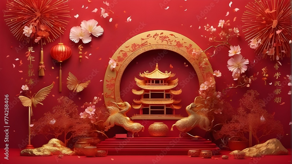 Cheers to a new year! Chinese culture, the Lunar New Year 2024 Lion Dance Cheers to a new year! Chinese culture, the Lunar New Year 2024 Lion Dance