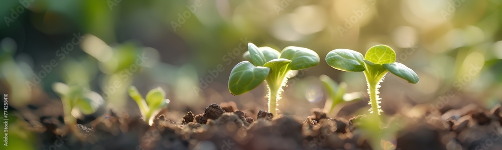 Green sprout growing concept. Green sprout growing concept.