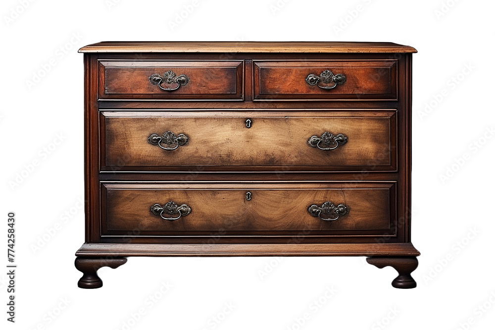 Chest Drawer on transparent background. Chest Drawer on transparent background.