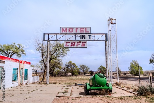 old motel sign