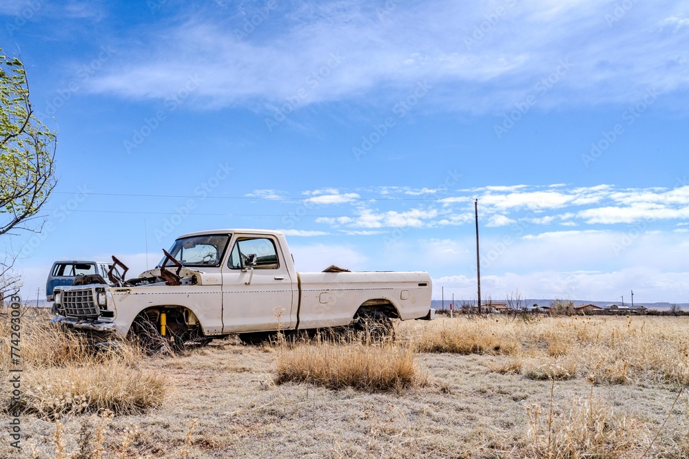 Fototapeta premium old abandoned truck