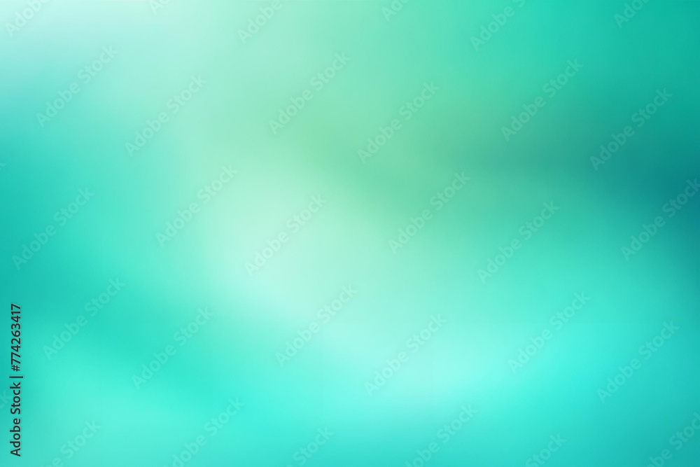 Fototapeta premium Abstract gradient smooth Blurred Turquoise background image