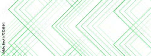 Abstract Green Stripes background design with layers of Geometric shapes. Geometric background with squares. Template for branding business ,wallpaper , banner, template.