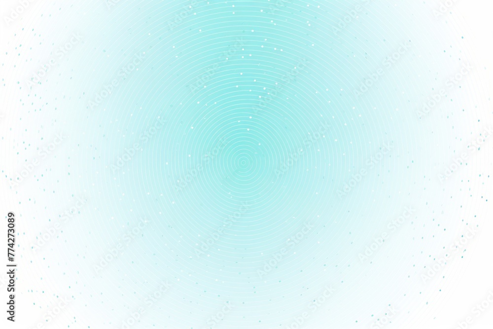 Cyan thin barely noticeable circle background pattern isolated on white background