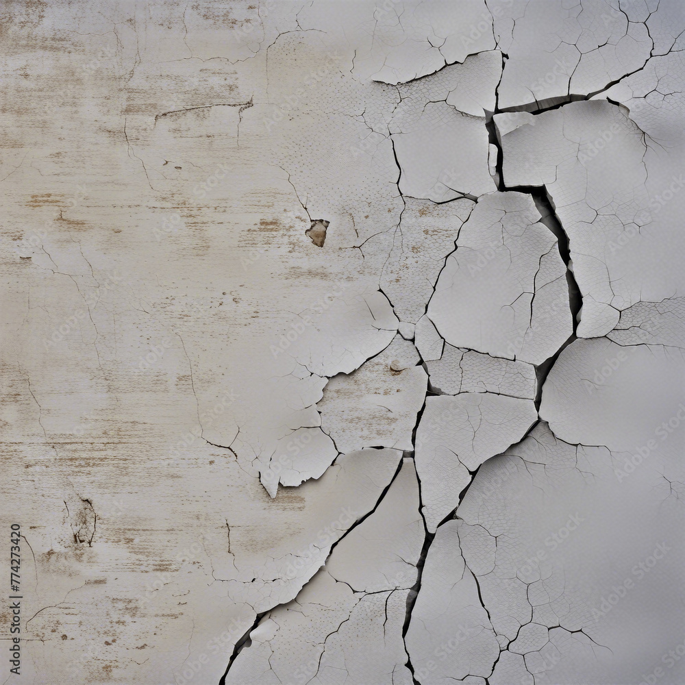 Obraz premium cracked wall illustration background