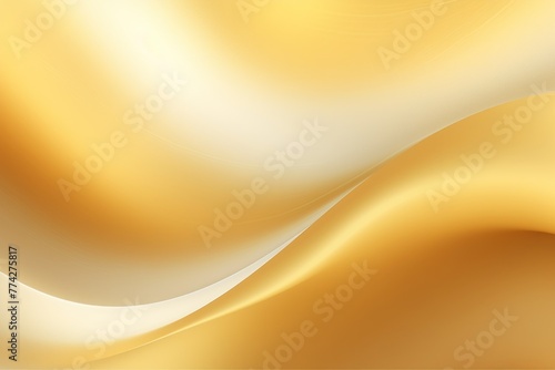 Gold gradient wave pattern background with noise texture and soft surface 