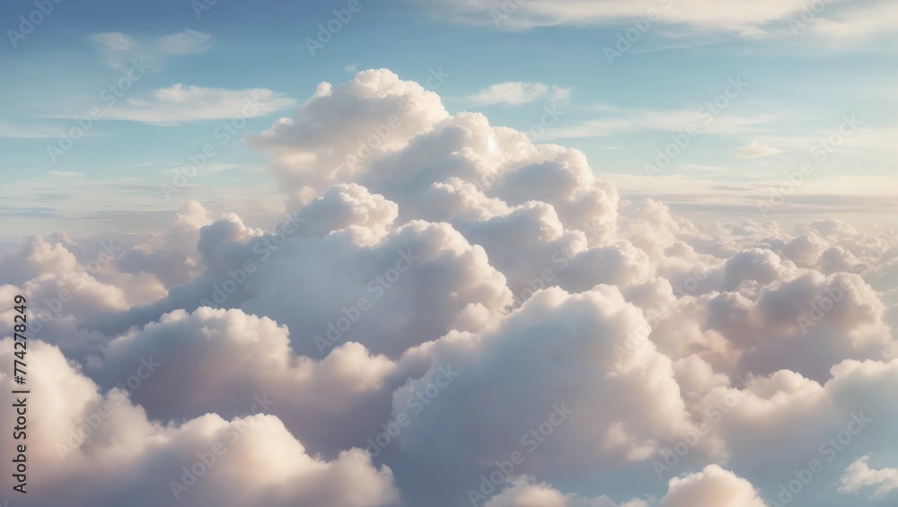 blue sky with clouds