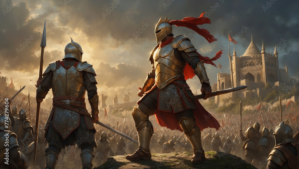 Naklejka premium Warrior high quality image
