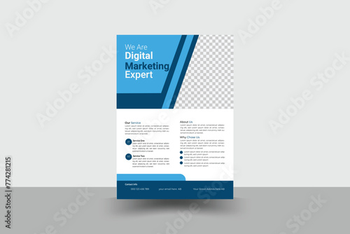  Corporate business flyer template design