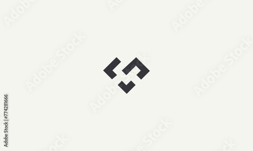 MG letters monogram simple logo design vector illustration