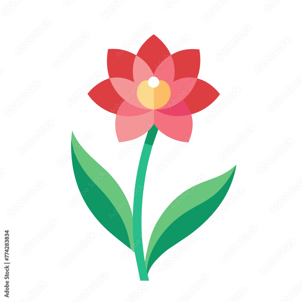 Abstract spring flower for card decor vector illustration Abstract spring flower for card decor vector illustration
