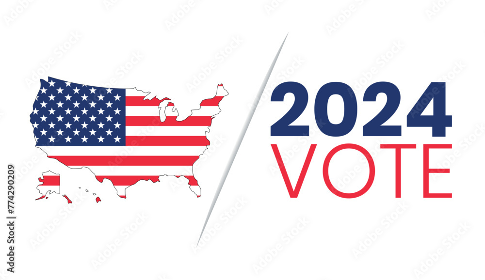 USA Election 2024 V178 - obrazy, fototapety, plakaty 