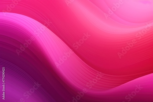 Magenta gradient wave pattern background with noise texture and soft surface 