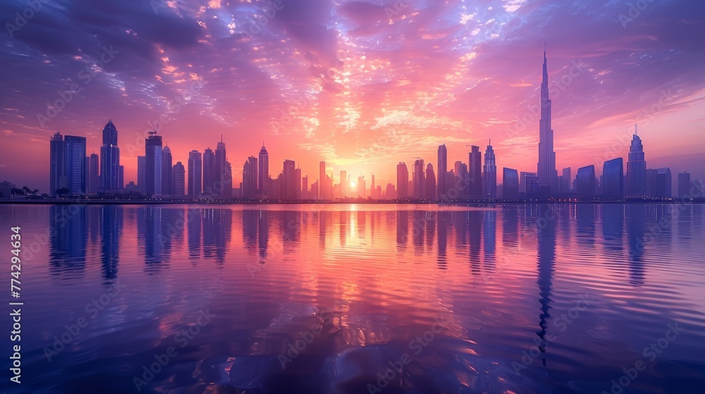 City Skylines: Photograph iconic city skylines during sunrise or sunset for dramatic effect City Skylines: Photograph iconic city skylines during sunrise or sunset for dramatic effect