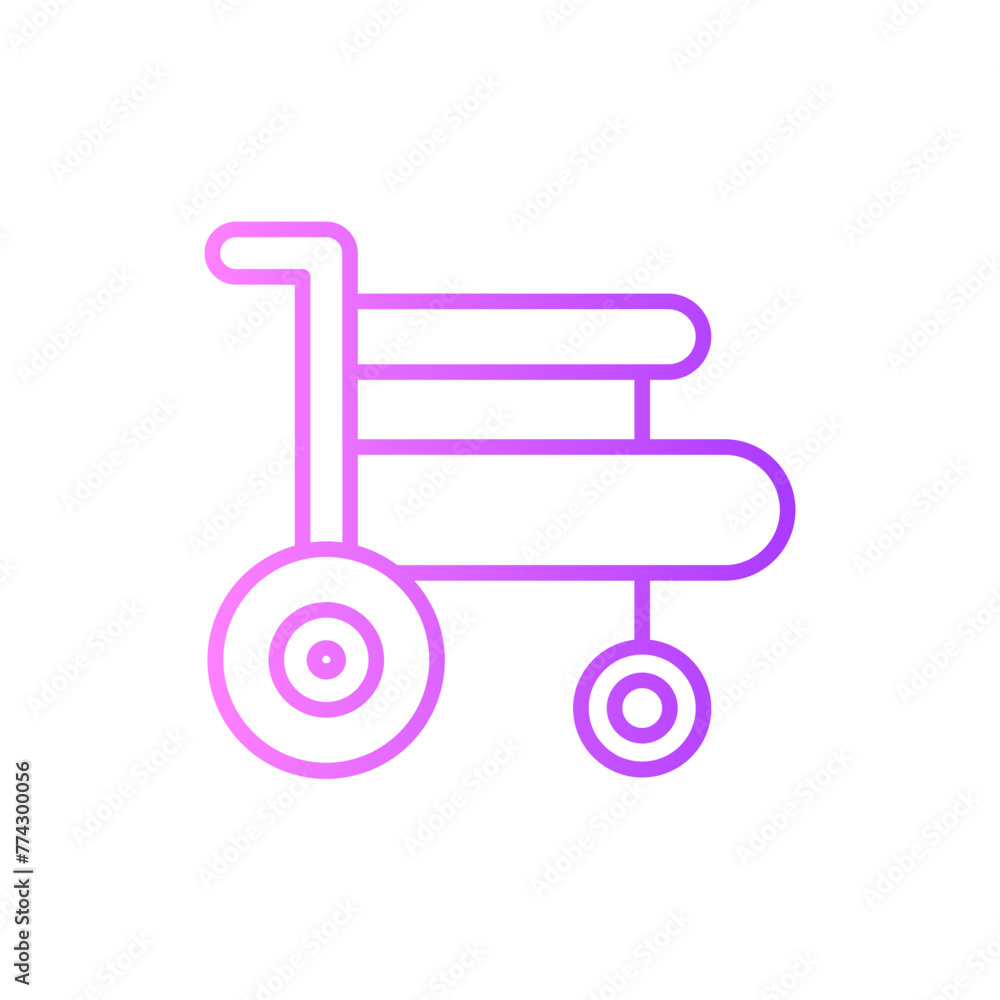 wheelchair gradient icon wheelchair gradient icon