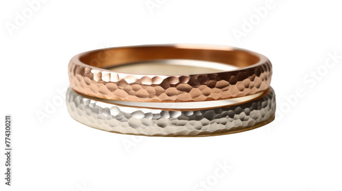 Three unique rings with intricate designs and details, each telling its own story through artistry and craftsmanship