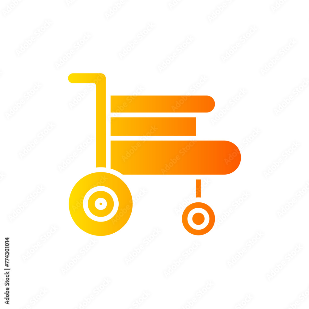 wheelchair gradient icon wheelchair gradient icon