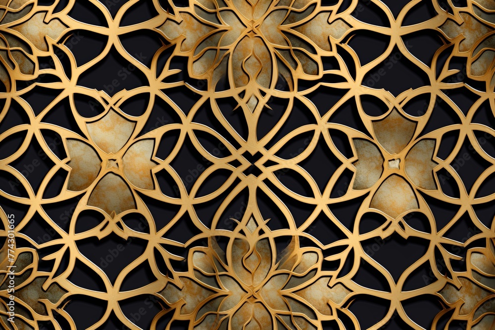 Elegance in Geometry Intricate Pattern Wallpaper Elegance in Geometry Intricate Pattern Wallpaper