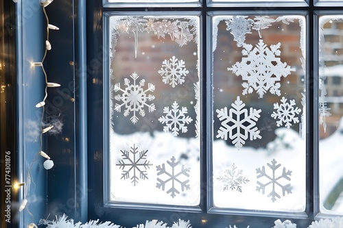Glittering Snowflake Window Stickers






