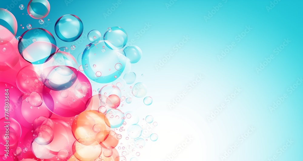 Bubbles vector image.