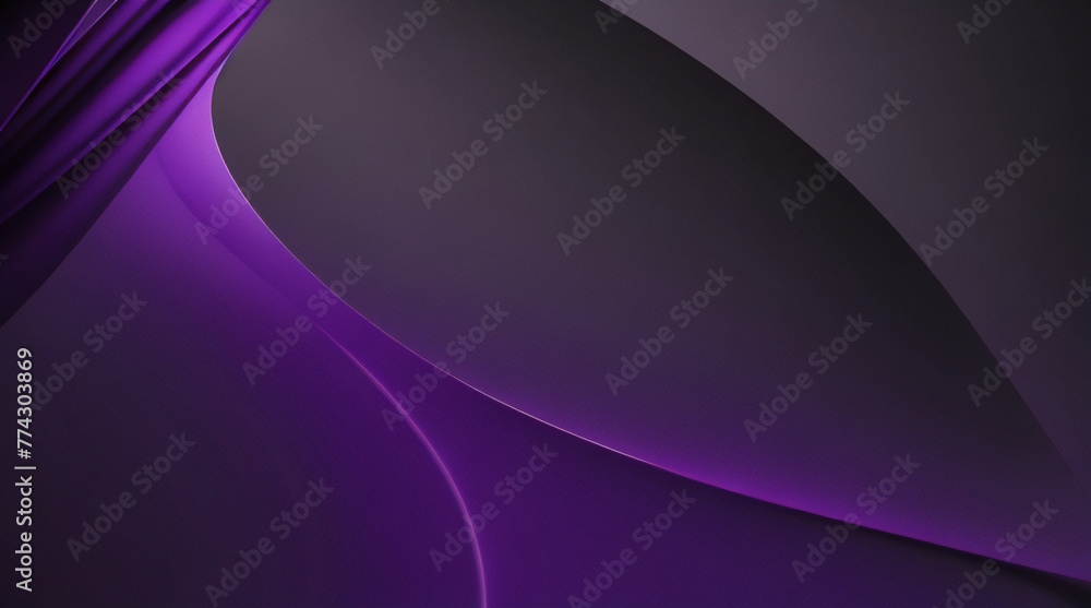 Moderner einfacher dunkelvioletter abstrakter Hintergrund für breites Banner. Lila polygonaler abstrakter Hintergrund. geometrische Illustration mit Farbverlauf. Hintergrundtexturdesign für Poster. - obrazy, fototapety, plakaty 