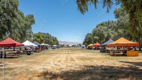 Farmers Market Flea Market Outdoor Festival Field Setting