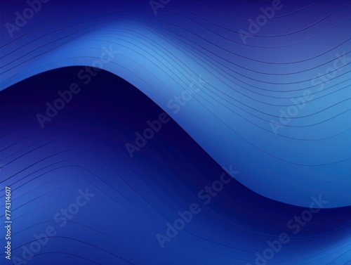Navy gradient wave pattern background with noise texture and soft surface 