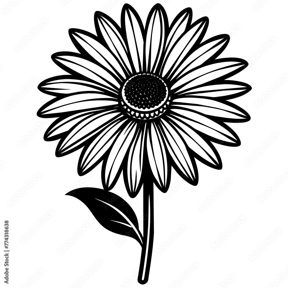 flower silhouette vector illustration svg file flower silhouette vector illustration svg file
