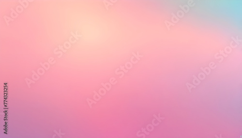 Abstract pink pastel holographic blurred grainy gradient background texture. Colorful digital grain soft noise effect pattern. Lo-fi multicolor vintage retro design
