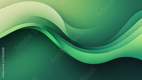 Abstract green gradient banner.Contemporary. Abstract graphic design banner background pattern.