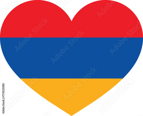 Armenia heart flag . Armenia love symbol . Armenian flag . Vector illustration Free Download Armenia heart flag . Armenia love symbol . Armenian flag . Vector illustration - GFXLoad