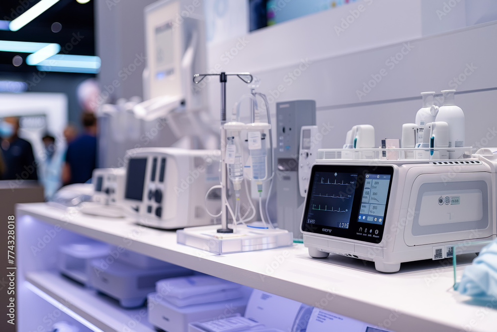 Advanced Medical Equipment Display at Expo