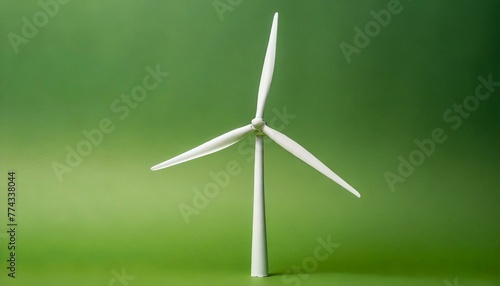 wind turbine on green background © Marko