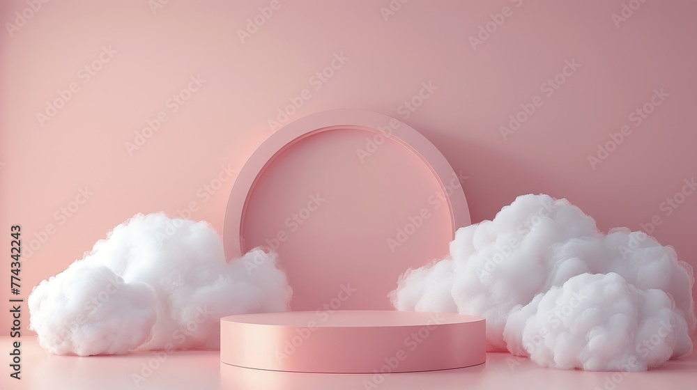 Large Arch in Cloudy Sky Large Arch in Cloudy Sky