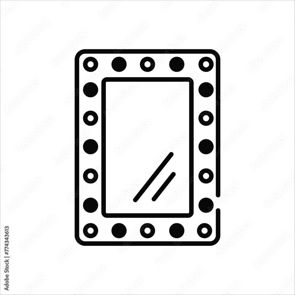 Mirror icon editable stock vector icon