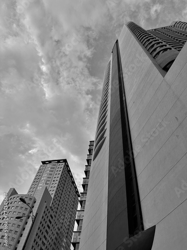 Canvas Print Modern office buildings in Kuala Lumpur, Malaysia