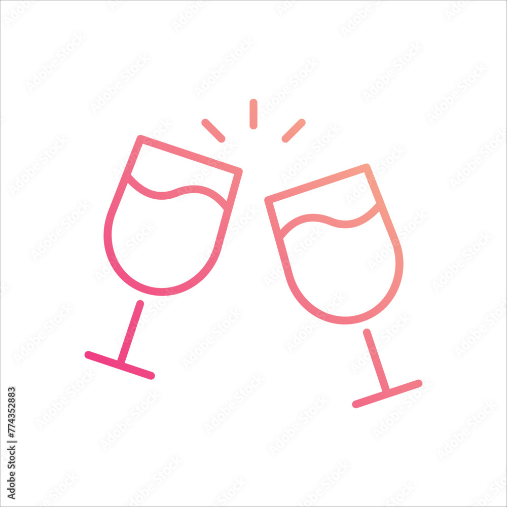 Wine  icon editable stock vector icon