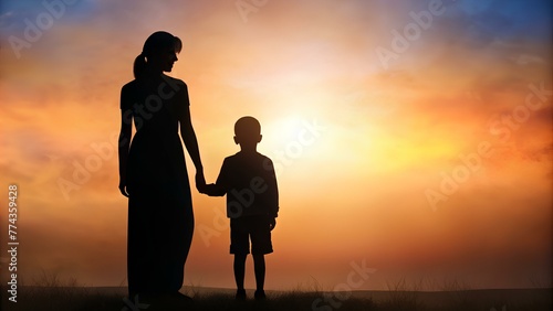 Mother's Day Special: Mesmerizing Silhouette Design Depicting Maternal Affection