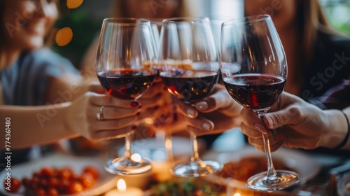 Group of People Holding Glasses of Wine