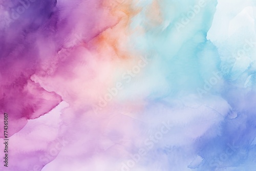 Plum Sky Blue Amber abstract watercolor paint background barely noticeable with liquid fluid texture for background  banner with copy space and blank text area 