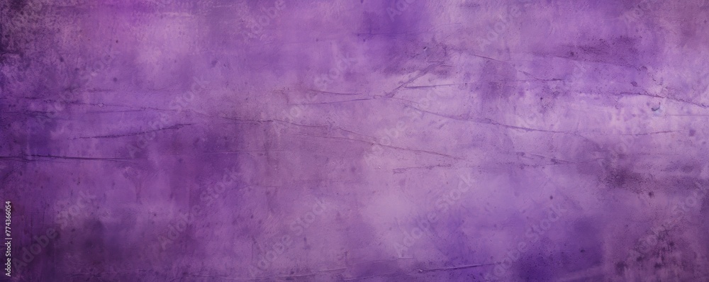 Purple barely noticeable color on grunge texture cement background pattern with copy space 