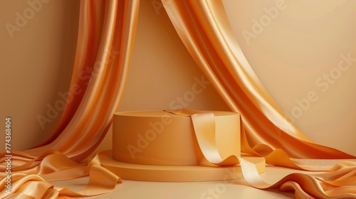 White Ball on Wooden Stand