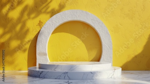 White Object in Yellow Room