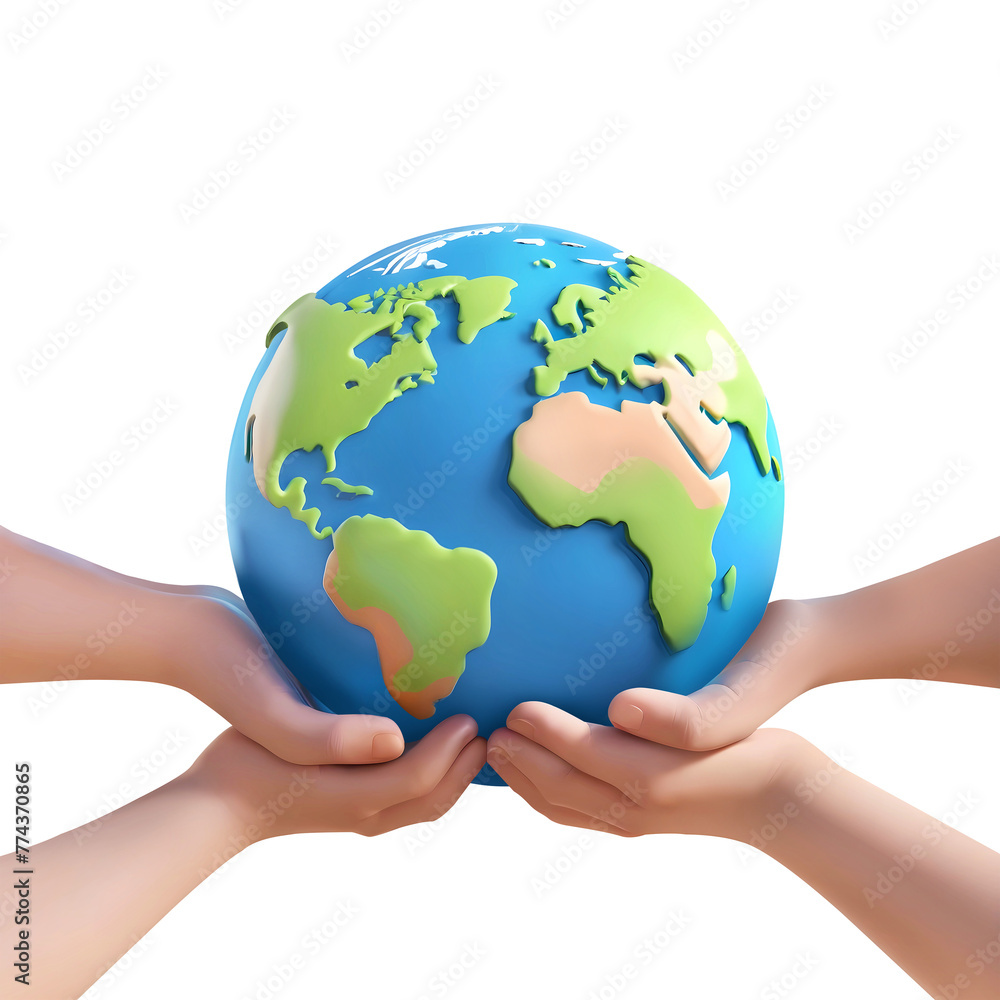 3d rendering hands holding earth globe Isolated On Transparent Background, PNG File Add 3d rendering hands holding earth globe Isolated On Transparent Background, PNG File Add