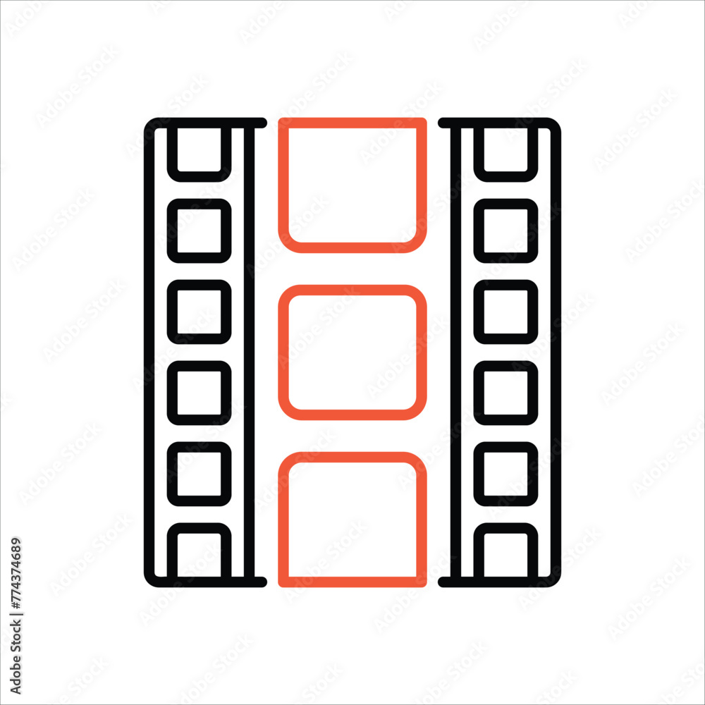 Film icon editable stock vector icon Film icon editable stock vector icon